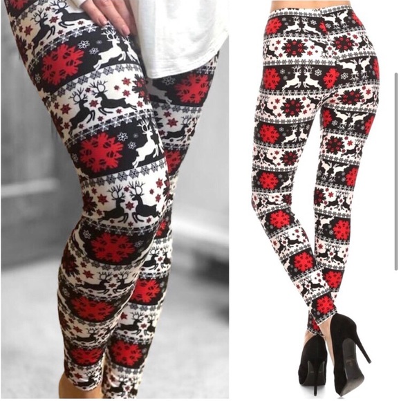 LAST PAIR: Women’s amazing holiday fall winter soft comfy leggings - Picture 2 of 2